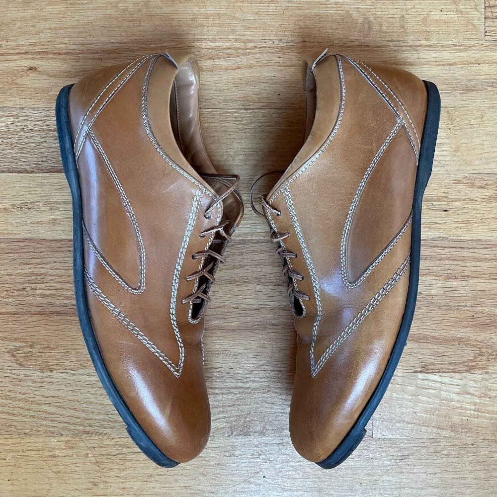 Italian-made calfskin leather shoes by Brooks Brothers